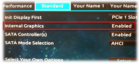 启用Internal Graphics enabled,quick sync video