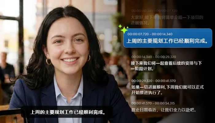 AI 转写，视频转文字