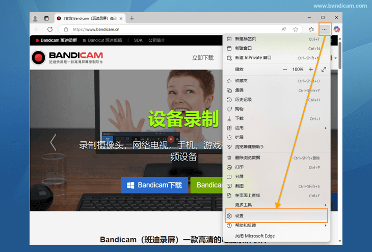 浏览器设置 - Microsoft Edge