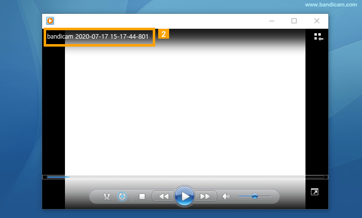 Windows Media Player 显示视频文件名 Windows Media Player 的文件名显示示例