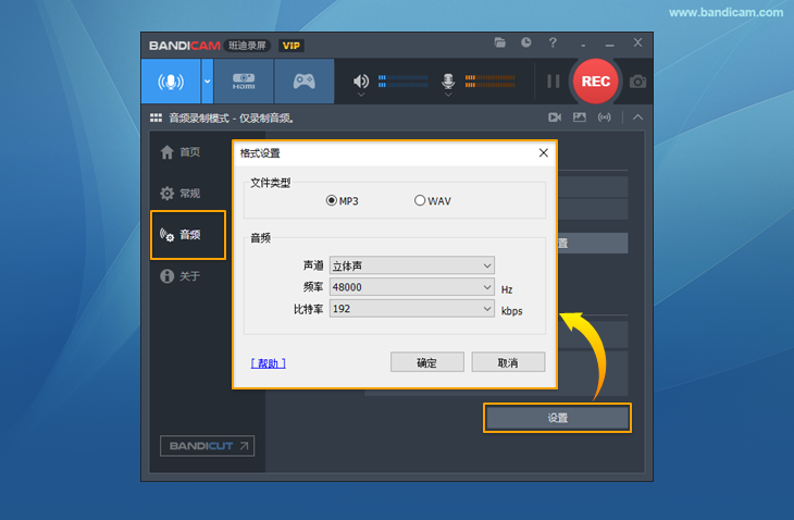 音频文件格式 - Bandicam(班迪录屏) 音频文件格式 - Bandicam(班迪录屏)