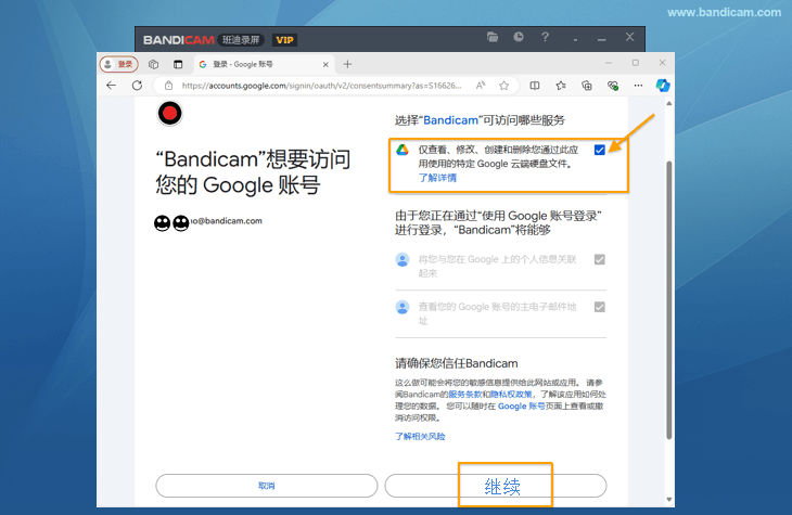 Google Drive登录 - Bandicam（班迪录屏）