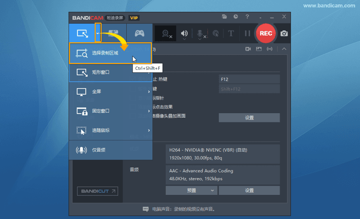 Bandicam - 录制 Microsoft Edge