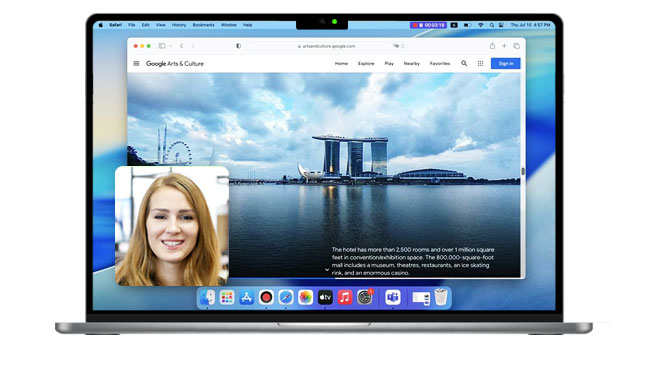 录制屏幕和摄像头，Mac 人像摄像头录制器