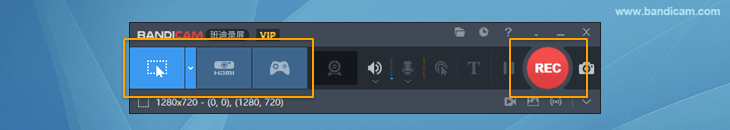 追随鼠标 - Bandicam(班迪录屏)