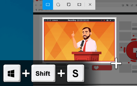 Windows自带的截图功能(Snipping Tool) Windows自带的截图功能